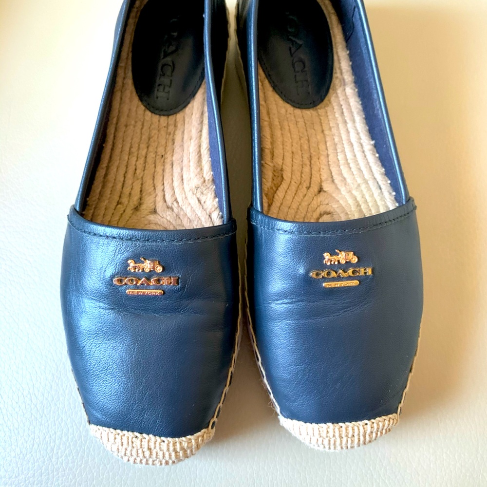 Coach Leather Espadrilles